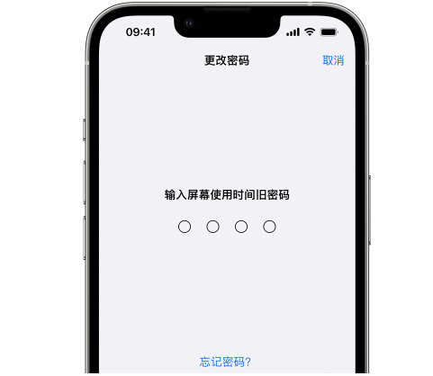 长丰iPhone屏幕维修分享iPhone屏幕使用时间密码忘记了怎么办 