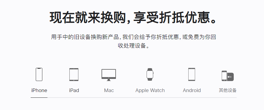 长丰苹果手机维修分享iPhone以旧换新的去处 