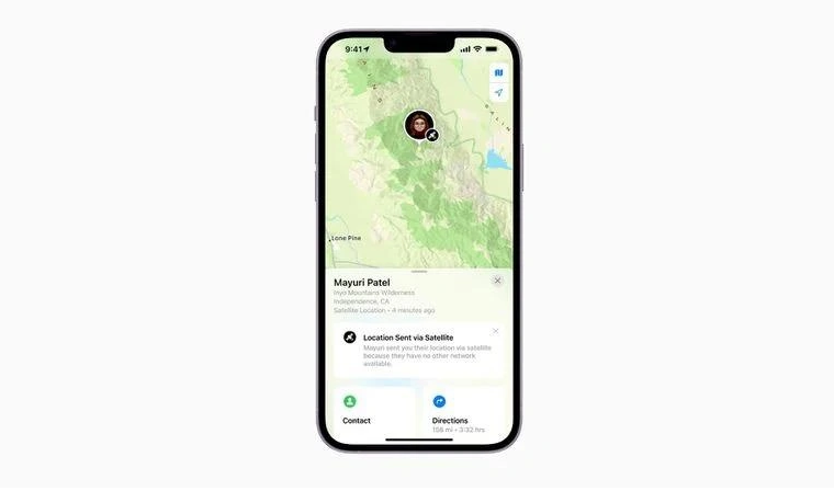 长丰苹果14维修分享iPhone14系列中 FindMy功能通过卫星分享位置方法教程 