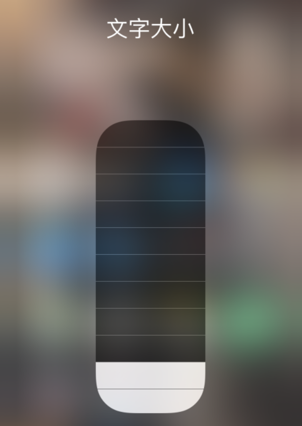 长丰苹果手机维修分享小技巧：在 iPhone 控制中心快速调节字体大小 